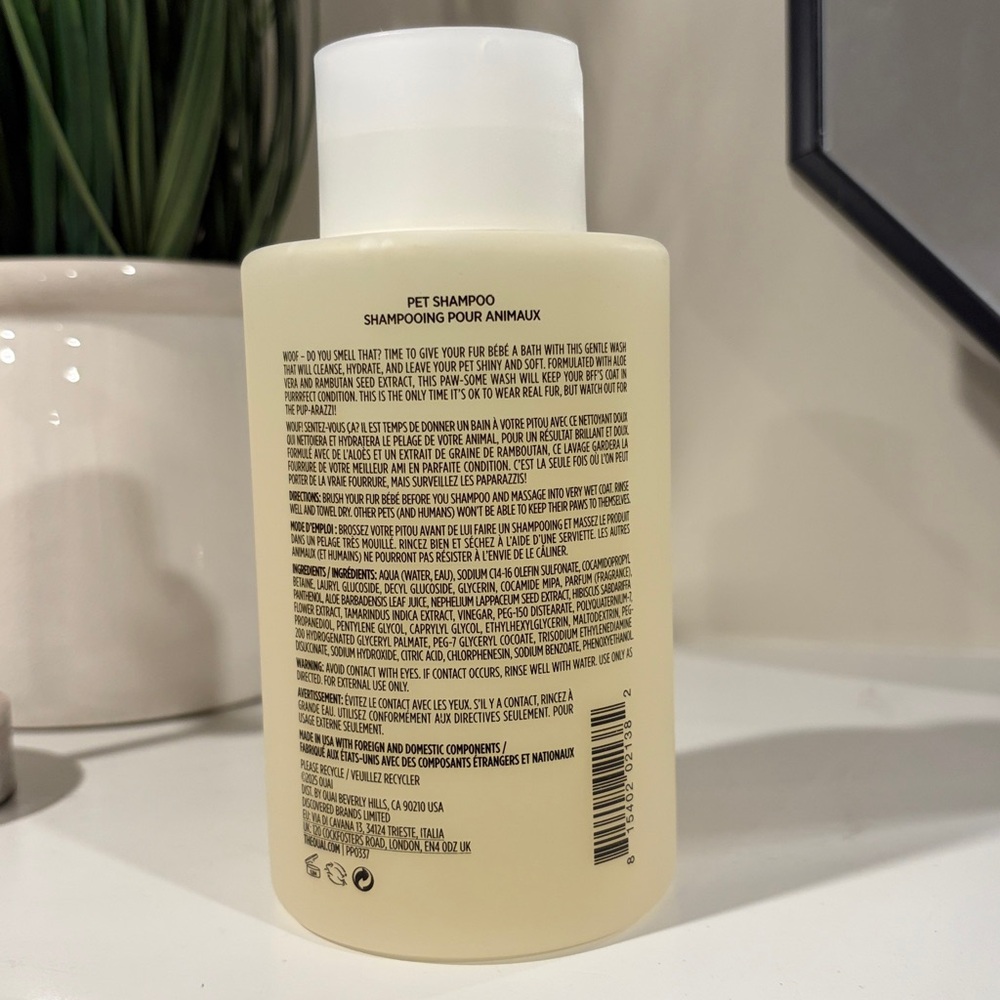 OUAI Fur Bebe pet shampoo - BRAND NEW!!   pets dog dogs cat cats animals animal - Picture 3 of 3